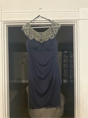 Navy Cocktail Dress - size 14